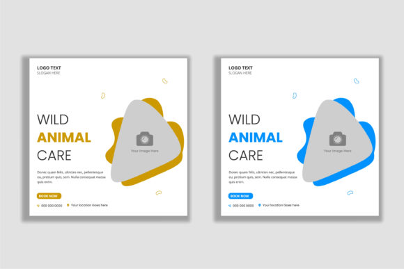 Download Animal Care Abstract Social Media Banner - Social Collection
