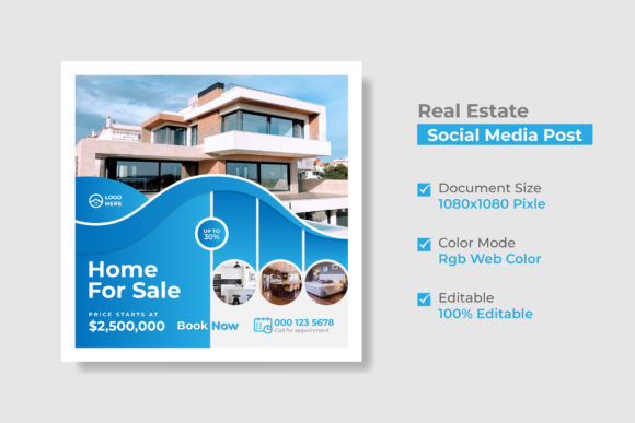 Download Real Estate Social Media Post Template - Social Collection