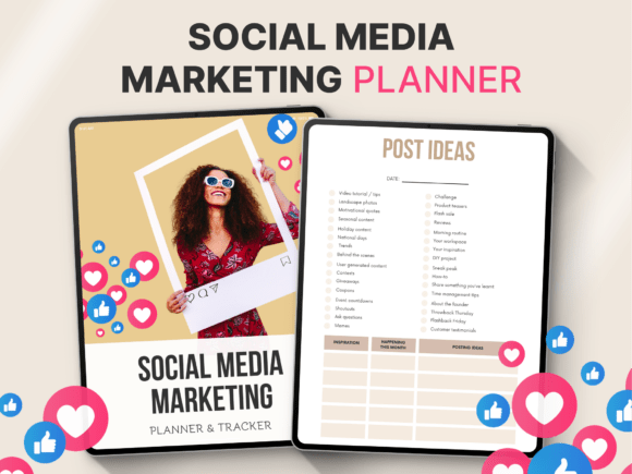 Download Social Media Marketing Planner, Canva - Social Collection
