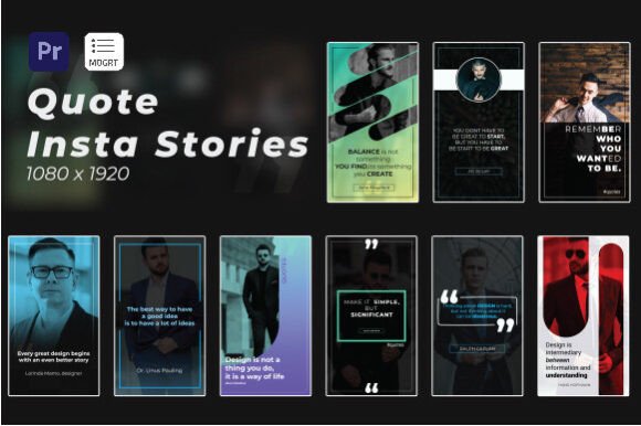 Download Quotes Insta Stories | Premiere Pro - Insta Collection