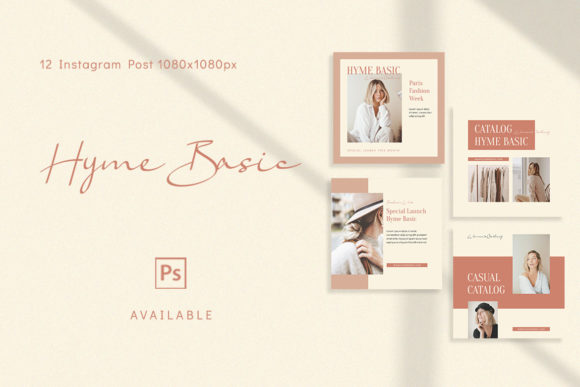 Download Hyme Basic - Fashion Instagram Template - Insta Collection