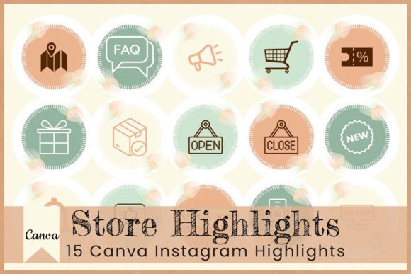 Download Instagram Store Highlights Canva Temp - Insta Collection