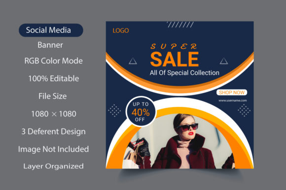 Download Social Media Post Template Design Sale - Social Collection