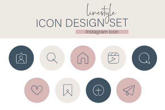 Download Linestyle Icon Design Set Instagram Icon - Insta Collection