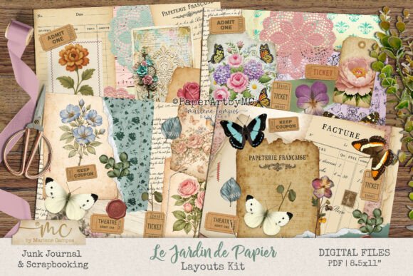 Download Journal Layout Pages Le Jardin De Papier - Page Collection