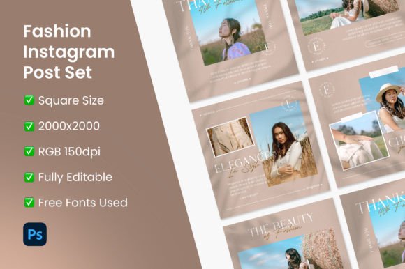 Download Fashion Instagram Post Set - Insta Collection