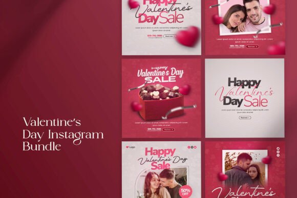 Download Valentine's Day Social Media Bundle - Social Collection