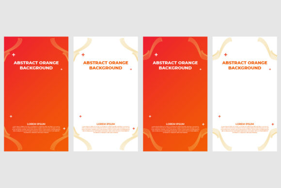 Download Orange Instagram Stories Template - Insta Collection