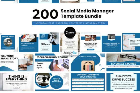 Download Social Media Manager Canva Bundle - Social Collection