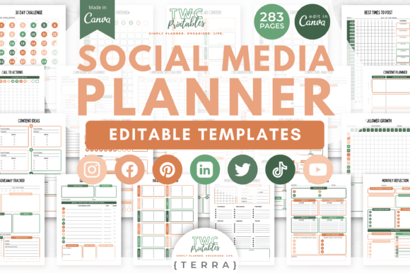 Download Social Media Planner Canva Templates - Social Collection