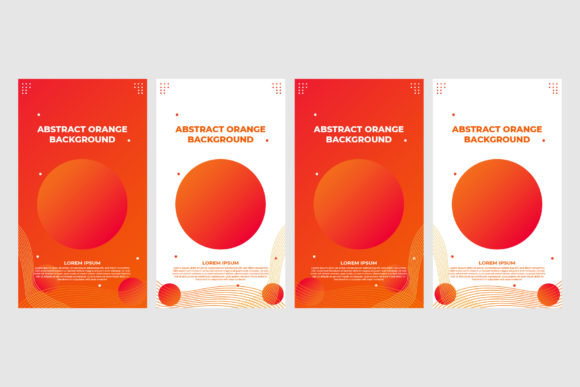 Download Orange Instagram Stories Template - Insta Collection