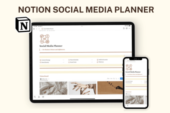 Download Notion Social Media Planner - Social Collection