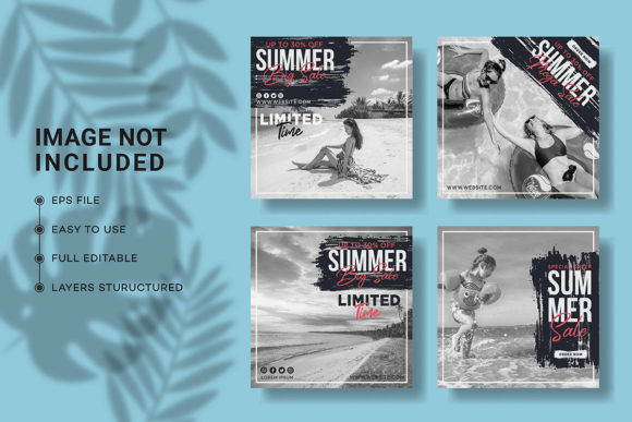 Download Summer Social Media Post Collection - Social Collection