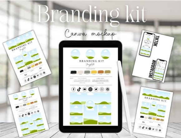 Download Branding Kit Mockup ,social Media Mockup - Social Collection