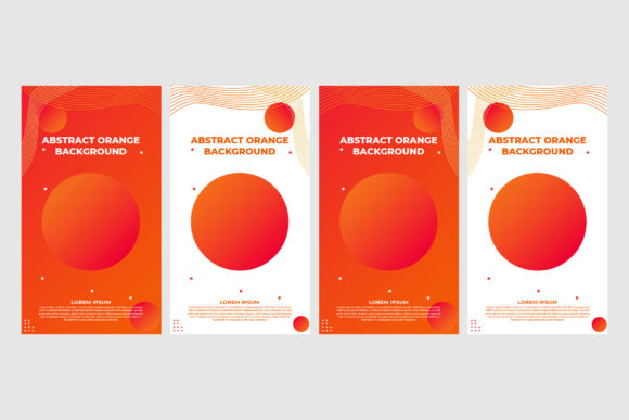 Download Orange Instagram Stories Template - Insta Collection