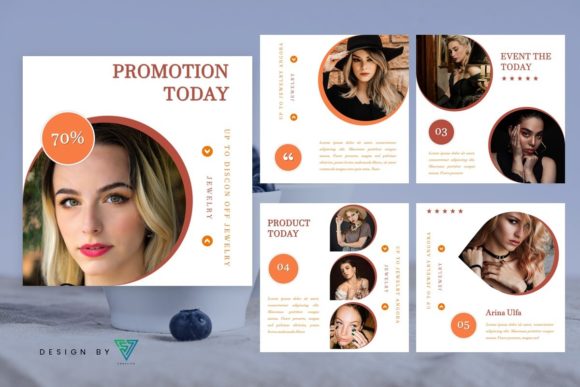 Download Template Instagram Business - #Jewelry4 - Insta Collection