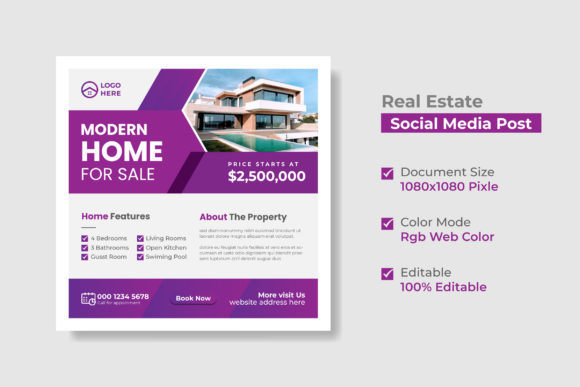 Download Real Estate Social Media Banner Template - Social Collection