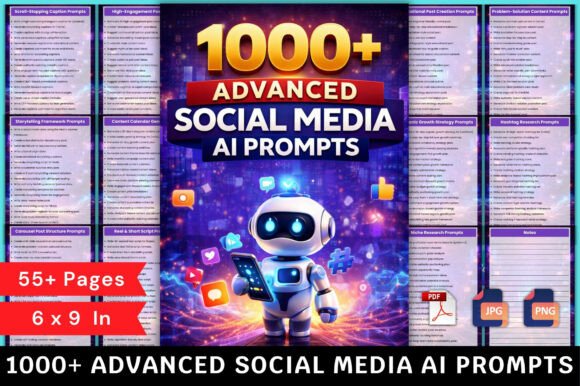 Download 📱1000+ Advanced Social Media AI Prompts - Social Collection