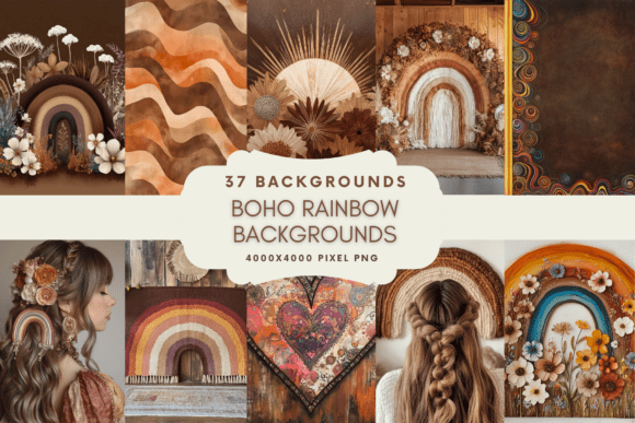 Download Boho Rainbow Backgrounds - Boho Collection