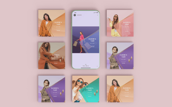 Download Fashion Post Social Media Template-010-2 - Social Collection