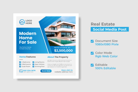 Download Real Estate Social Media Post Template - Social Collection