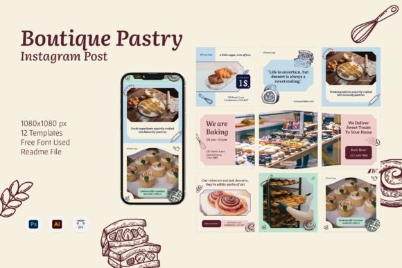 Download Boutique Pastry Instagram Post - Insta Collection