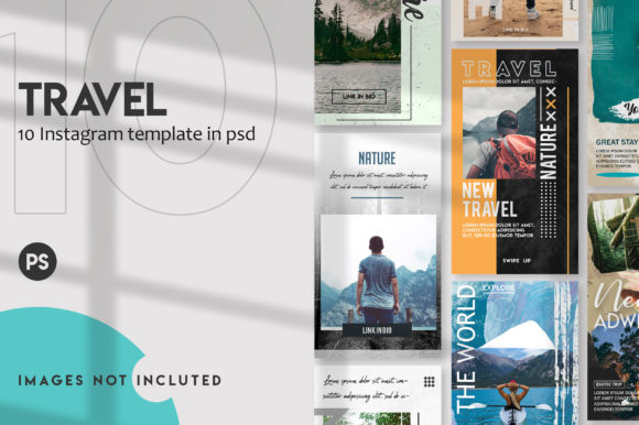 Download 10 Travel Instagram Stories Set - Insta Collection