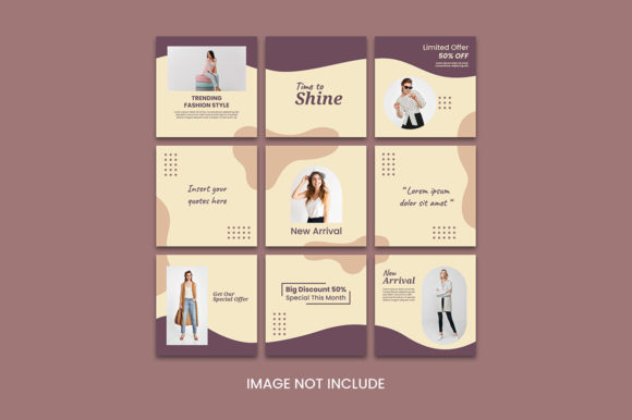 Download Instagram Fashion Post Template - Insta Collection