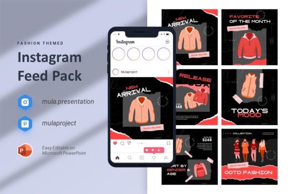 Download Fashion - Instagram Feed Template - Insta Collection