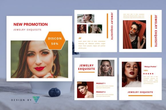 Download Template Instagram Business - #Jewelry3 - Insta Collection