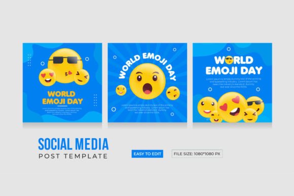 Download World Emoji Day, Social Media Template - Social Collection