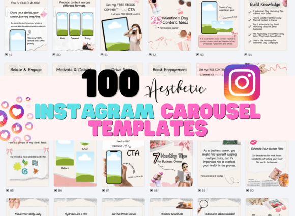 Download 100 Canva Instagram Carousel Template - Insta Collection