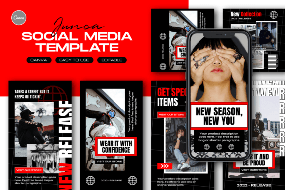 Download Junca Hype Fashion Instagram Template - Insta Collection