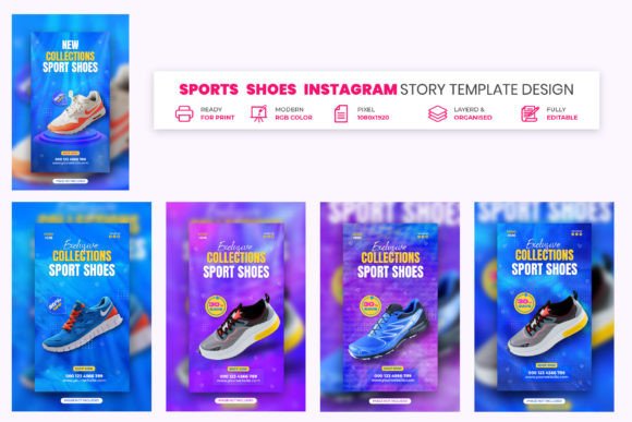 Download Sports Shoes Instagram Story Design. - Insta Collection