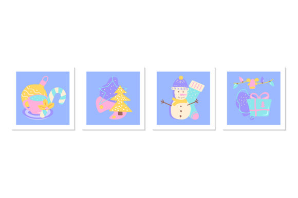 Download New Year and Xmas Social Media Post Set - Social Collection