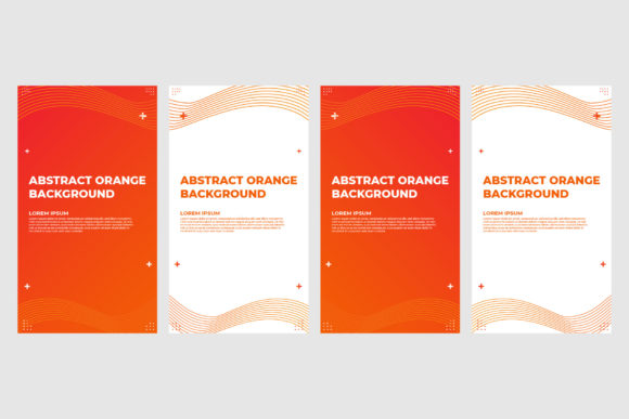 Download Orange Instagram Stories Template - Insta Collection