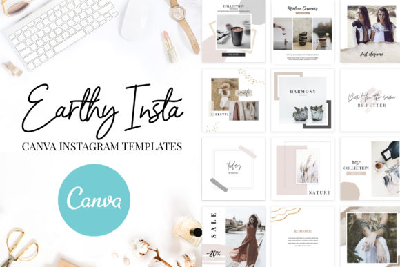 Download Canva Instagram Templates Earthy - Insta Collection