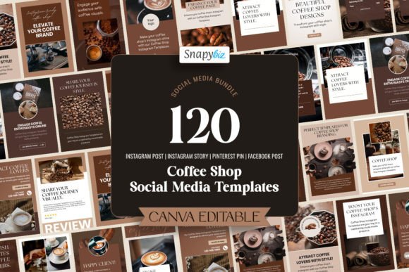 Download Free Coffee Shop Social Media Bundle - Social Collection