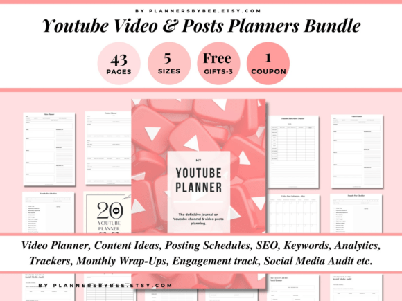 Download Youtube Planner Social Media Video Vlog - Social Collection