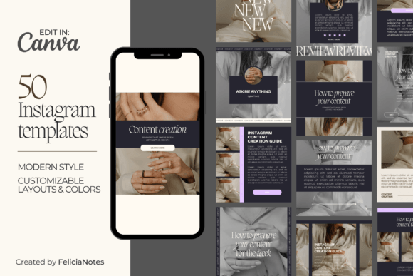 Download Dark Modern Instagram Post Template - Insta Collection